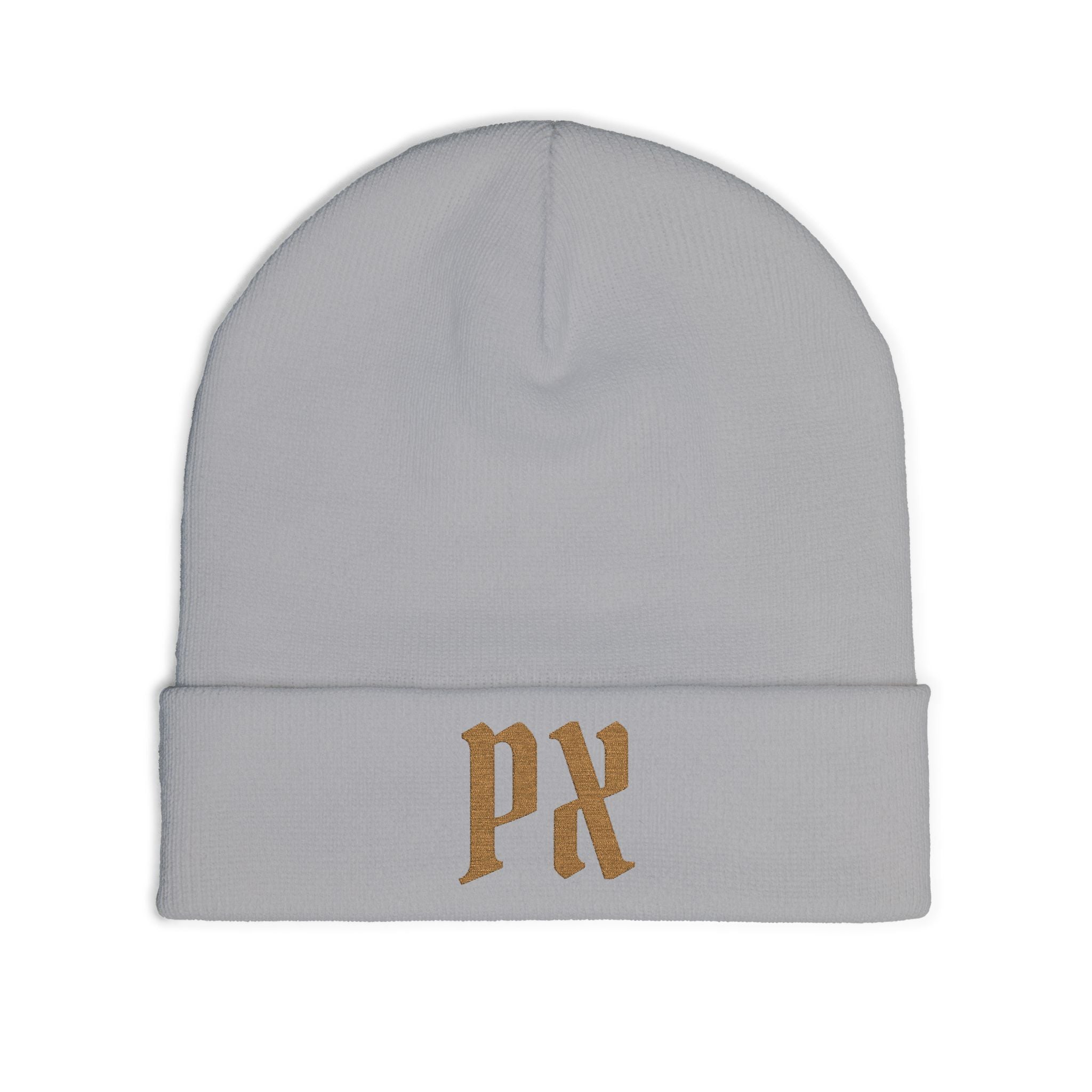 Embroidered 'PX' Knit Beanie