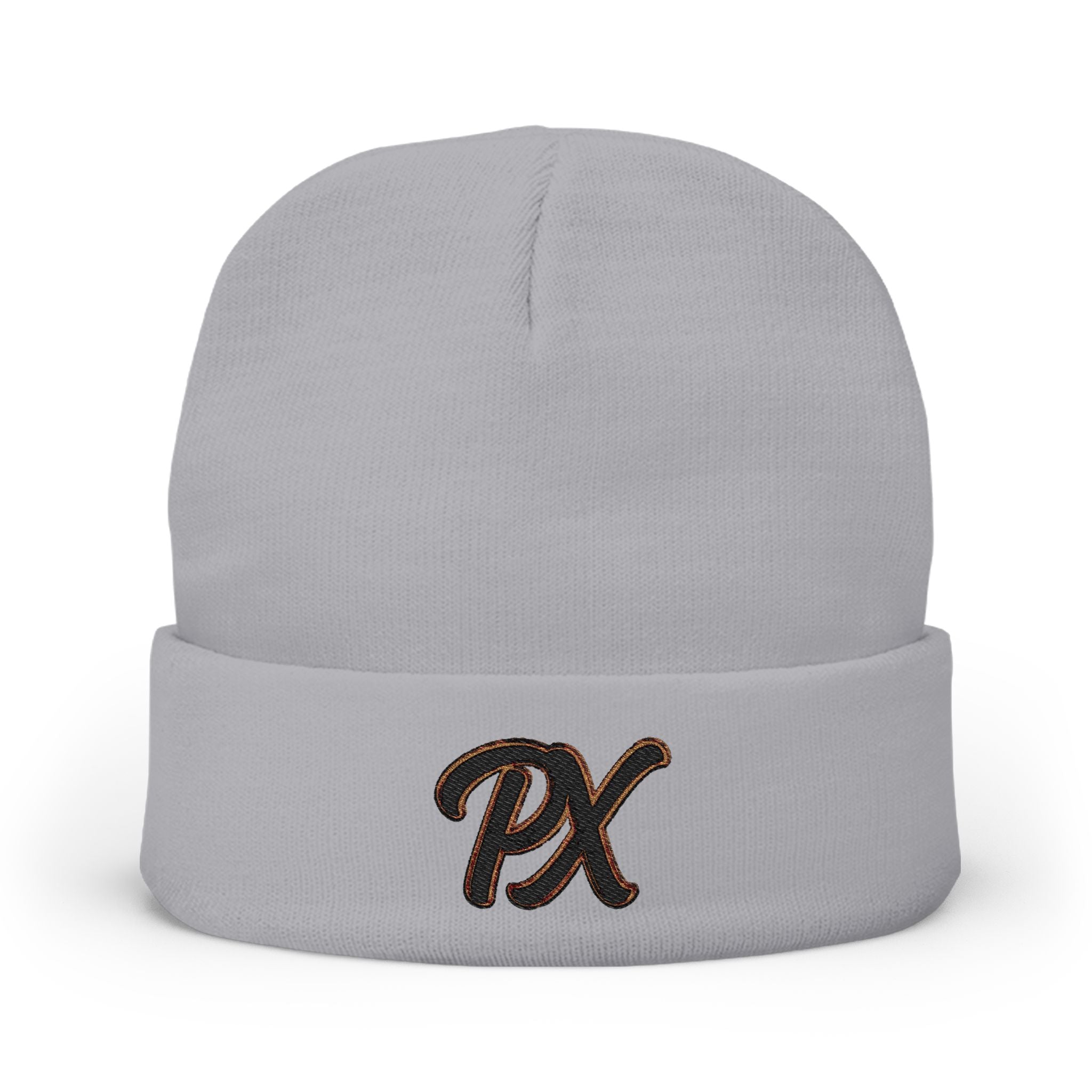 Embroidered 'PX' Knit Beanie
