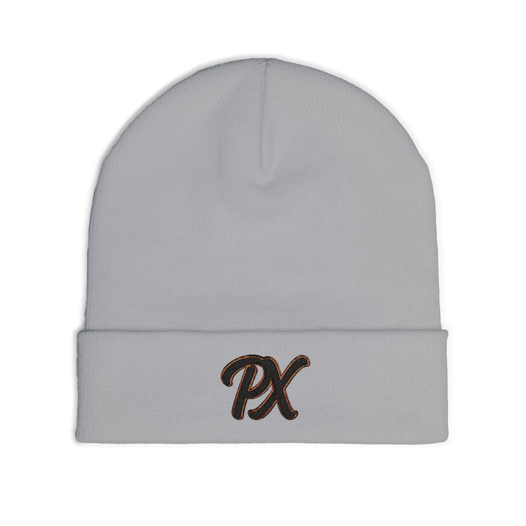 Embroidered 'PX' Knit Beanie